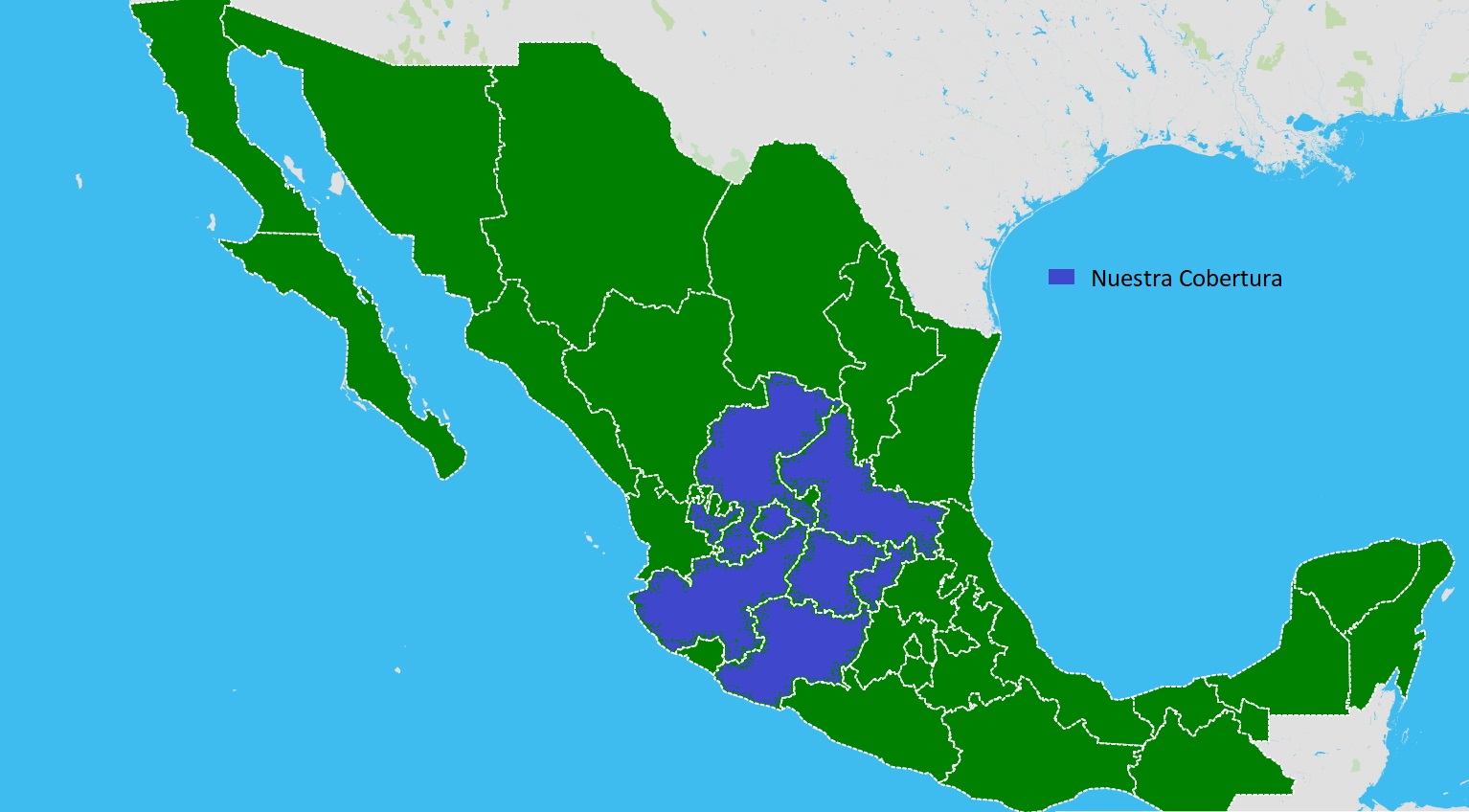 cobertura en México